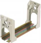 Han-snap insert fixing for standard rail
