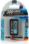 Batteri pro 9v 300 mah genopladelig