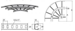 Udvendig 90° bøjning 15 150mm aisi316l