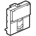 Dataudtag mosaic for 1x keystone uden konnektor 2 modul plan hvid