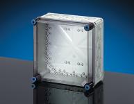 Hensel montagekasse mi0200 300x300x170mm med transparent låg