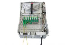 Splidseboks budi-1s-t-a inklusiv patchpanel
