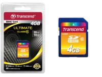 transcend 10 class 0 2 sdhc 4gb - kort sd