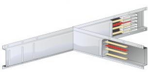 Ms t-element horisontal 63a lh2 ip55