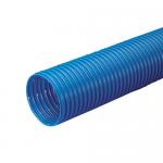 Wavin 126/113 mm PVC-drænrør med 2,5 x 5 mm slids, 50 m, blå