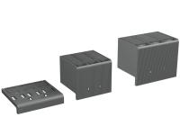 ABB Terminal afdækning xt1 4p høj