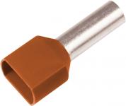 Isoleret twin-terminalrør a4-12ett2 2x4mm2 l12 orange