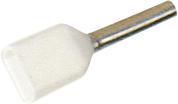 Isoleret twin-terminalrør a0,5-8ett2 2x0,5mm2 l8 hvid