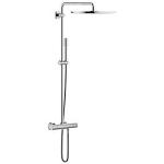 krom vgmontering til termostat med brusesystem 400 system rainshower grohe