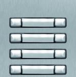 Nexa inox front 8 abonnenter dobbelt nx3280