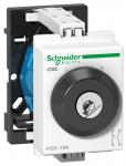 Nøgleomskifter icmc 10a 1no+1nc 415vac 1-0-2 omskifter front 36x60mm