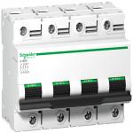 Automatsikring c120h 4p 63a mono terminal d-karakteristik 15ka 230/400v bredde 108mm