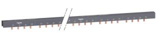 Sljfeskinne, 4P+9 mm, 100A, 57 meter - Schneider Electric