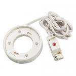 75 2x0 ledning 2m inkl hvid sokkel gx53