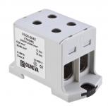 Otl-isoleret universal klemme aluminium/kobber 2*(6-95) mm2 grå