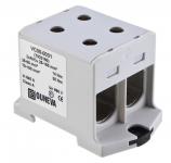 Otl-isoleret universal klemme aluminium/kobber 2*(25-150) mm2 grå