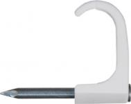 Clips flad tc 9x18 ø2,5x30 mm hvid a 100 styk