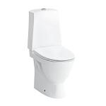Billede af Laufen Pro-N toilet høj model med skjult S-lås hvid med LCC (rengøringsvenlig overflade) 650x350 mm