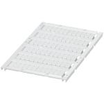 Mærkekort for 2,5mm2 klemme blank 72 styk