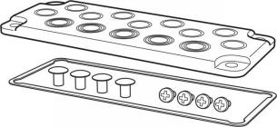 komplet 16 5xpg9 9xpg11 mb10593-pm flange