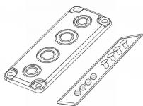 komplet 40 2xm25 32 2xm20 2 rrelse st blanketflange