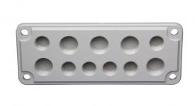 komplet polycarbonat 5xm25 6xm20 2 rrelse st gevindflange