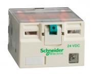 Effektrelæ 15a 4c/o med led vdc