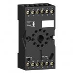 Sokkel 8 pins for rumc2xxx med blandede kontakter