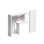 Fladvinkel tek-ls100 ral9016 hvid