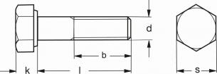 M 24x100 a4 - 70 bolt din 931 gleitmo