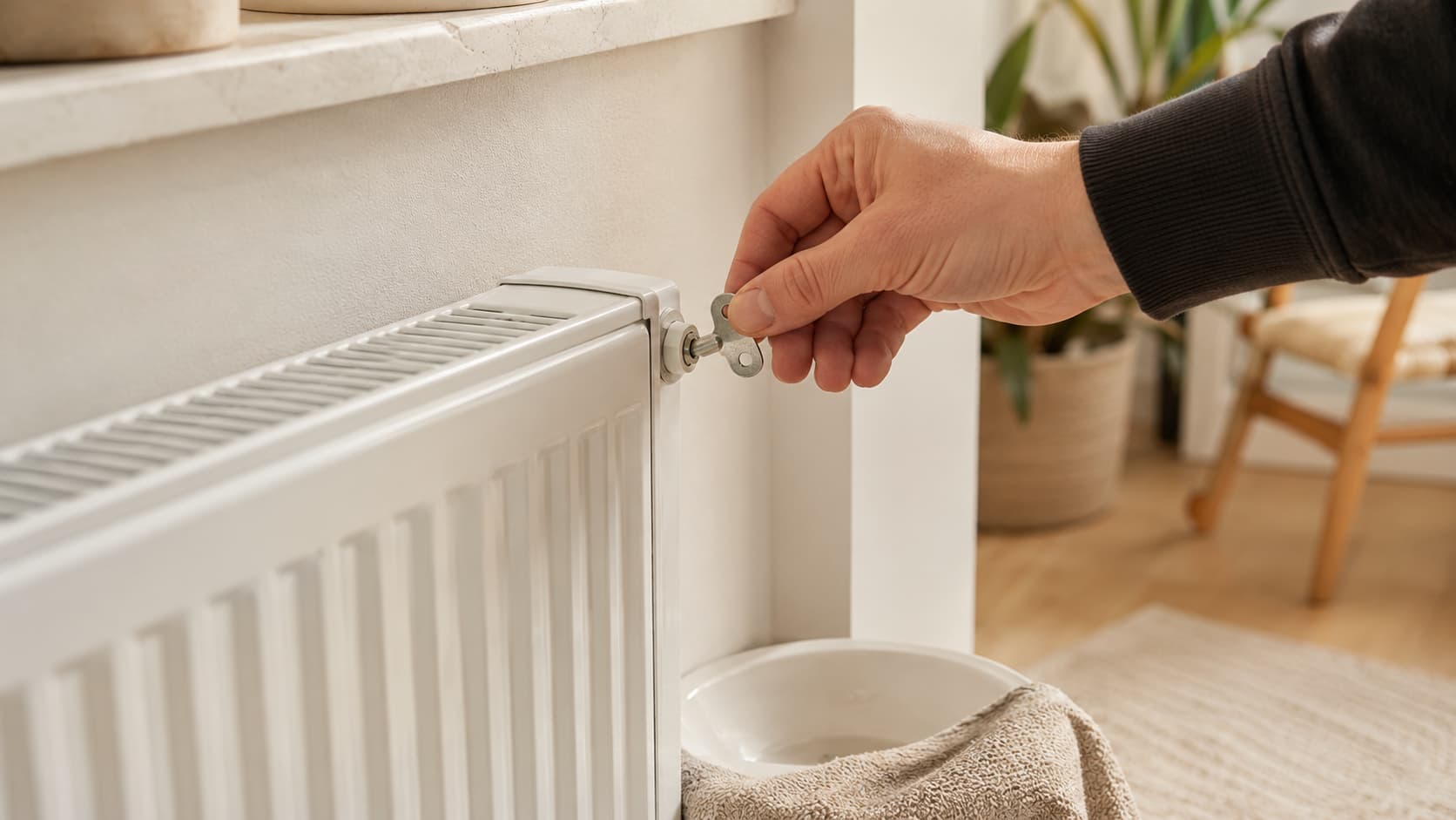 s dan udlufter du din radiator trin-for-trin